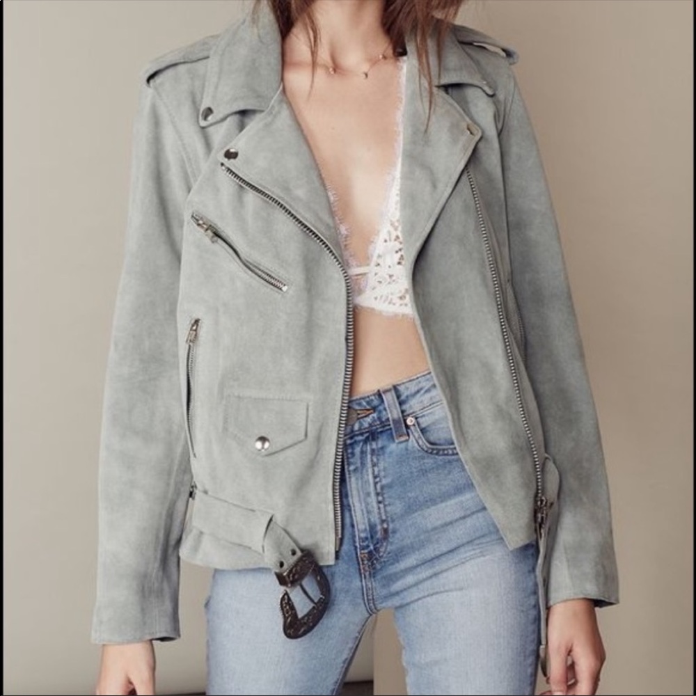 For Love & Lemons XS Understated Leather Jacket